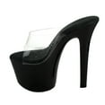 thumbnail image 5 of Ellie Shoes E-711-Heart 7" Heel Womens Sandal. 8 / Black, 5 of 5