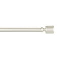 thumbnail image 3 of Exclusive Home Rino 1" Window Curtain Rod and Finial Set, Adjustable 66"-120", Matte Nickel, 3 of 8