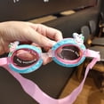 thumbnail image 4 of Gafas de natación para niños antivaho impermeables de dibujos animados ajustables de 2 piezas - Cerdo rosa Ormromra CPB-DE-WX315-2, 4 of 5