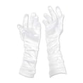 thumbnail image 2 of Beistle Club Pack of 24 White Elbow Length Evening Gloves Costume Accessories 21", 2 of 2