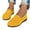 2# Yellow, variant on Womens Knitted Flat Shoes Lightweight Comfortable Loafers Slip On Casual Breathable Mesh Walking Shoes Round Toe Beige 38