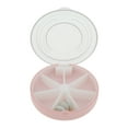 thumbnail image 2 of Ofertas Únicas 1 Pc Estuche para Pastillas 7 Rejillas Caja Redonda para Pastillas Rosa, 2 of 6