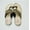 Beige & Black, variant on Red Velvet Color Sandals