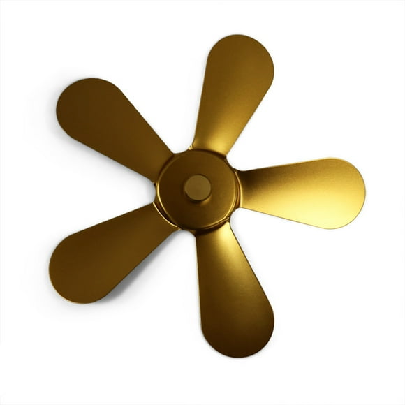 5 Blade for Heat Powered Wood Stove Fan Wood Log Burner Fireplace Friendly Fan