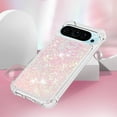 thumbnail image 5 of Case for Google Pixel 9 Case Glitter Cute Luxury Love Liquid Quicksand Clear Soft TPU Girls Women Stylish Bumper Shockproof Protective Cover for Google Pixel 9 / Pixel 9 Pro Pink YB, 5 of 14