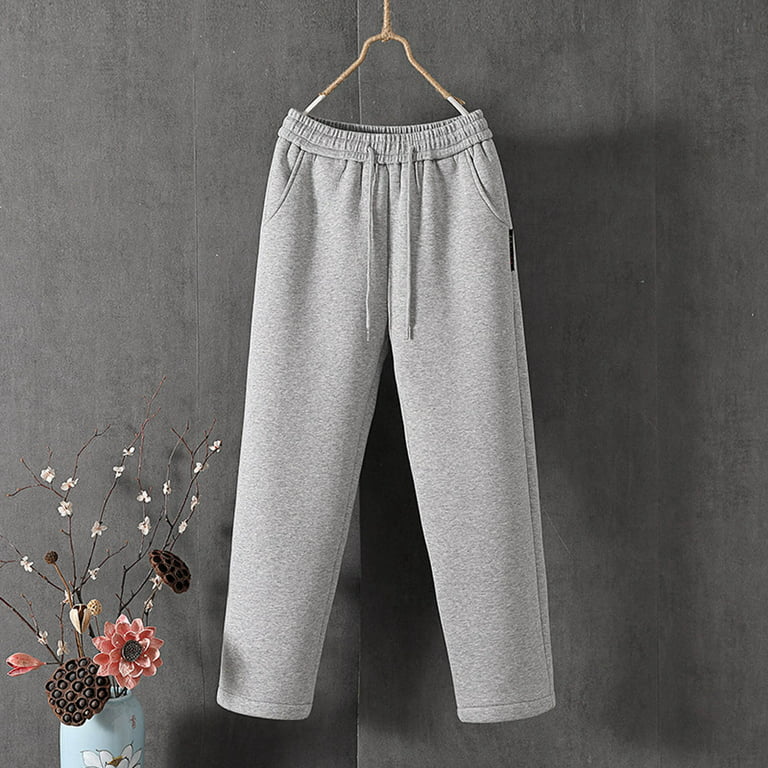 Inno Women's Buttery Soft Fleece Lined Straight Pants Warm Sweatpants  Thermal Athletic Lounge, Dark Grey, XS, Regular-31 Inseam : :  Clothing, Shoes & Accessories