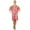 Pink, variant on Bimba Women Polyester Kaftan Beach Cover Up Short Floral Caftan