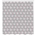 thumbnail image 3 of Ambesonne Animal Shower Curtain, Squirrel with Birthday Cake, 69"Wx70"L, Grey White and Pink, 3 of 3