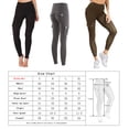 thumbnail image 4 of Pantalones cortos de Yoga Qarigey ajustados de cintura alta mallas deportivas Verde SG, 4 of 6