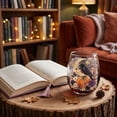 thumbnail image 6 of SLYNSHome Cute Ghost Pumpkin Lantern Print Stemless Wine Glass, Spooky Fall Themed Clear Tumbler, Decoration Drinking Glass For Halloween Cocktail Table Decoration & Gift, 6 of 7