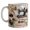 White, variant on Colorful Knitting Pattern Ceramic Mug Water Cup for Home Office Coffee Tea 11Cm 1 Pack