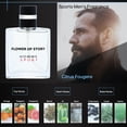 thumbnail image 2 of yeacher 4PCS Flower Story Charming Men's Cologne Fragrance Set, 2 of 7