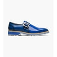 thumbnail image 7 of Stacy Adams Bartram Plain Toe Monk Strap Patent Shoes Blue 25724-400, 7 of 7