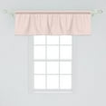 thumbnail image 2 of Ambesonne Pale Pink Window Valance, Geometric Mosaic Grid, 54" X 18", Blush White, 2 of 3