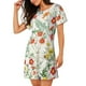 thumbnail image 2 of Fotbe Spring floral Bata de Dormir para Mujer con Estampado, Camisón de Algodón de Manga Corta, Ropa de Dormir Casual, 2 of 6