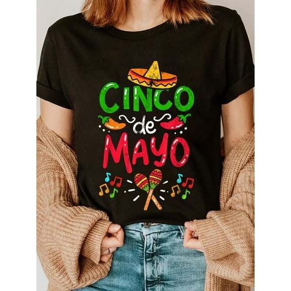 100% Cotton Vintage Cinco De Mayo Mexico T-Shirt
