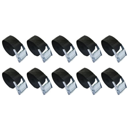 

10pcs Lashing Luggage Car Cargo Trailer Strong Tie Down Belt Ratchet Strap Bike