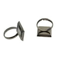 thumbnail image 3 of 10 paquetes de bases en blanco Yuyangstore para anillos de ajuste Negro, 3 of 8
