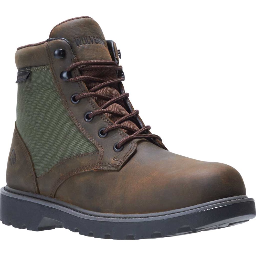Wolverine - Men's Wolverine Field Waterproof Soft Toe Work Boot Dark