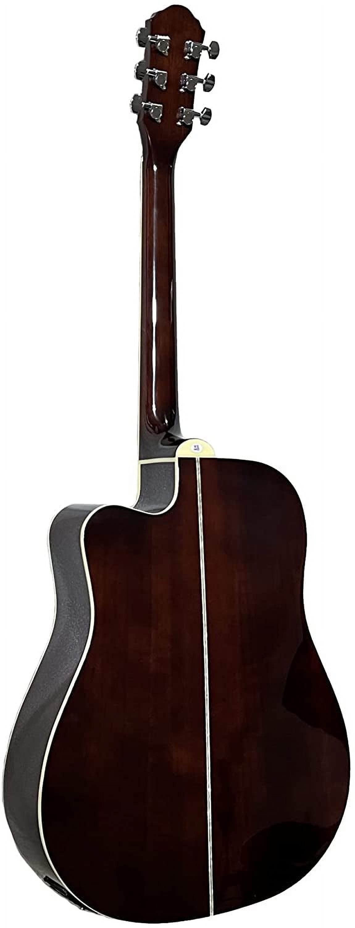 Oscar Schmidt Dreadnought Acoustic Electric Guitar - Spalted Maple - OG2CESM
