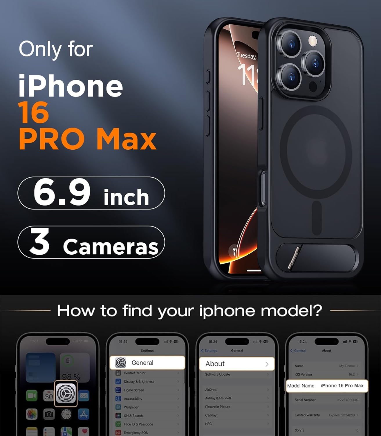 XG-Tech iPhone 14/13 Case With Kickstand photo 6