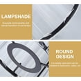 thumbnail image 3 of MasteelfCA Crystal Light Shade Unique Light Cover Ceiling Lamp Cover Iron Art Lampshade, 3 of 7