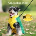 thumbnail image 3 of Dog Winter Coat, Dog Jacket with Reflective Stripes, Christmas Waterproof Dog Sweater with Harness Hole, Warm Pet Winter Vest for Small Medium Extra Large Dogs, 3 of 7