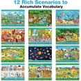 thumbnail image 4 of Style-Carry Educational Game for Kids, Search and Find Toy for Toddler 3 4 5 6 7 Years Old Reusable Preschool Learning Activity Mats, Kindergarten Gift for Boy Girl Ages 3-6, 4 of 6