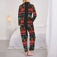 thumbnail image 6 of Goofa Go Surfer Printed Women’s 2 Piece Pajama Set Super,Pajamas Women's Long Sleeve Sleepwear Soft Button Down Loungewear Pjs Lounge Set Nightwear-Large, 6 of 9