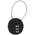 thumbnail image 1 of Cadenas de Sécurité, Cadenas à Combinaison Cadenas à Code Cadenas de Voyage avec Câble en Acier, 1 of 4