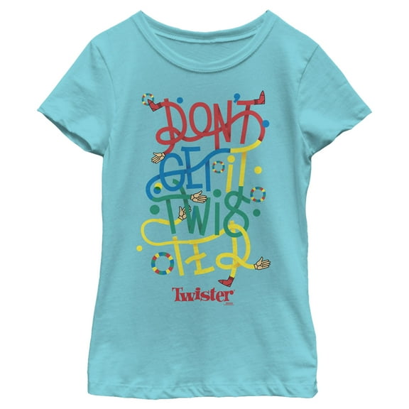 Girl's Twister Don't Get It Twisted  Graphic T-Shirt