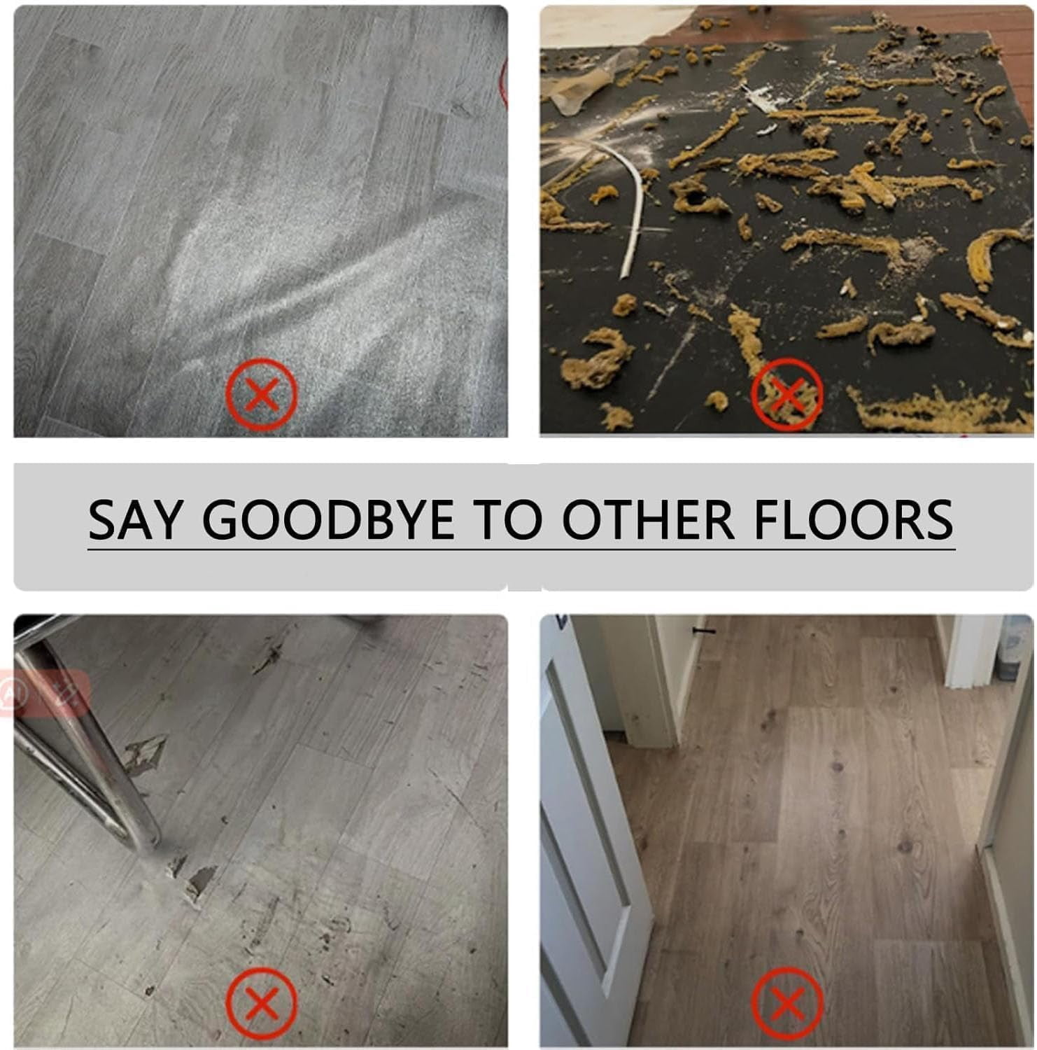 Louis Forest Epoxy Floor Paint, Louis Forest Floor Coating, No Pungent Smell High-Gloss Marble Effect Epoxy Floor Coating, Waterproof Non-Slip Water-Based Epoxy Louis Forest Floor Paint (Light Gray)