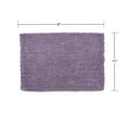 thumbnail image 3 of Home Weavers Fantasia Collection 100% Cotton Bathroom Rugs Set, Machine Washable Rug, Extra Soft & Water Absorbent bath Rug, Kitchen Mat, Bath Carpet, Bath Floor Mat Non Slip, 24"x40" Rectangle Purple, 3 of 5