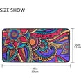 thumbnail image 3 of Area Rugs Carpet for Bedroom Floor Kitchen Rugs Flowers Leaves and Indian Ornament Door mat Bedside Runner Rug Living Room Washable Non Slip 39×20in, 3 of 7