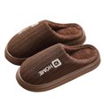 thumbnail image 6 of Pandaie Slippers for Men Warm Memory Foam Comfy House Slipper Non Slip Rubber Sole Open Back Fashion Home Shoes for Indoor Outdoor Size 7.5‑12.5, 6 of 7