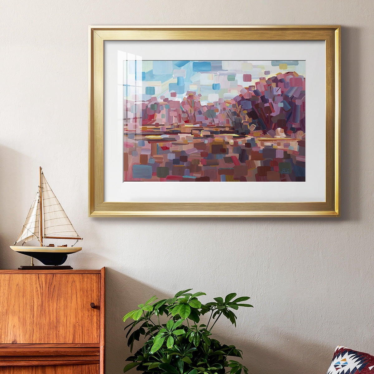 Pretty in Pink Premium Framed Print - Ready to Hang