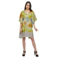 thumbnail image 3 of Moomaya Printed Bikini Cutwork Lace Caftan Kaftan Dresses For Women Plus Size, 3 of 6