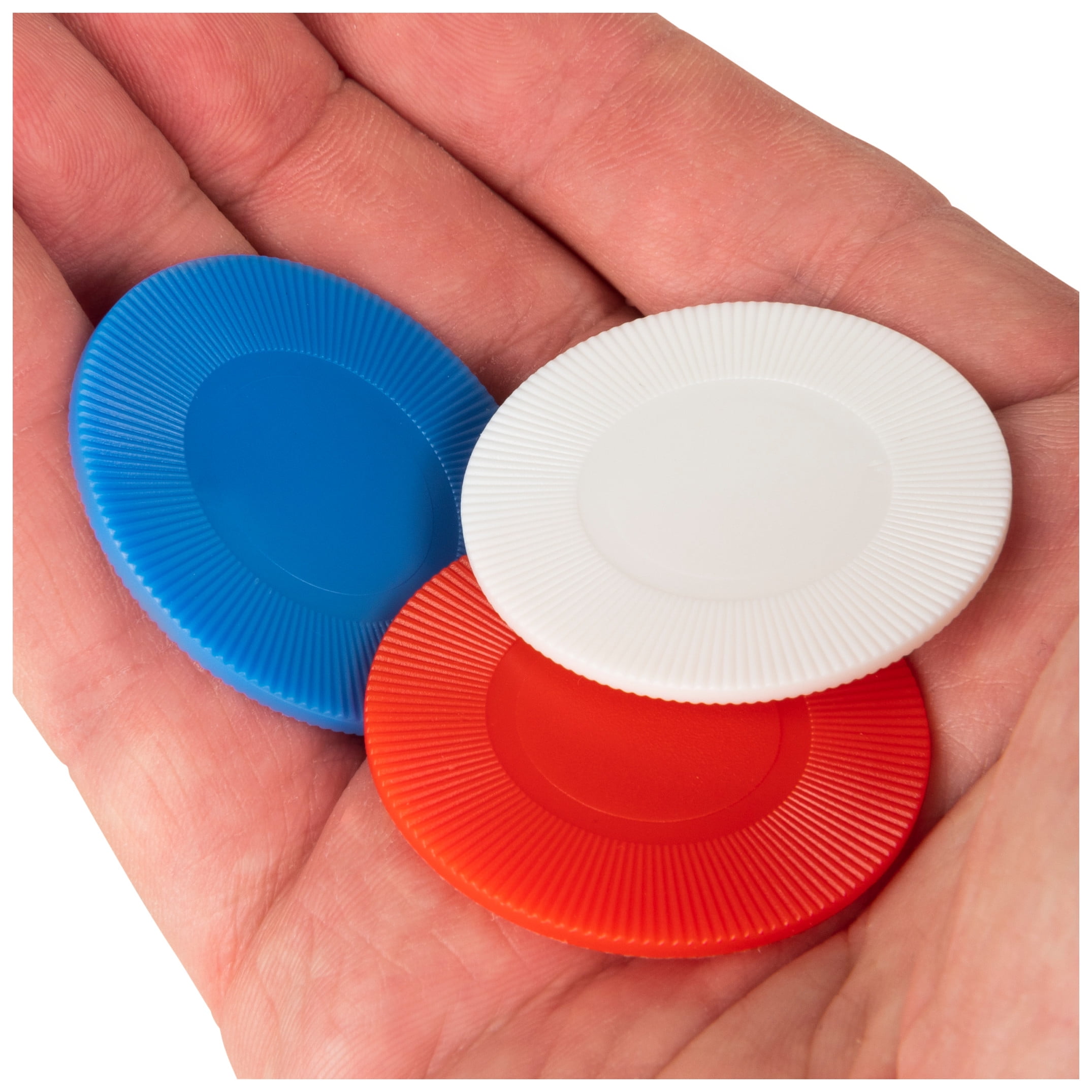 (2 pack) Spin Master Games, Plastic Poker Chips Set for Ages 8 and up (100 Piece Count)