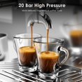 thumbnail image 5 of KNDKO 20-Bar Espresso Machine, Coffee Maker with 58MM Portafilter, Cold Brew, Milk Frother, Smart LED Display, Stainless Steel Design, 5 of 13