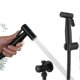thumbnail image 2 of Black Toilet Bidet Set Wall Shower Bathroom Accessories Bidet Spray Head Washing Clean Toilet-b, 2 of 5