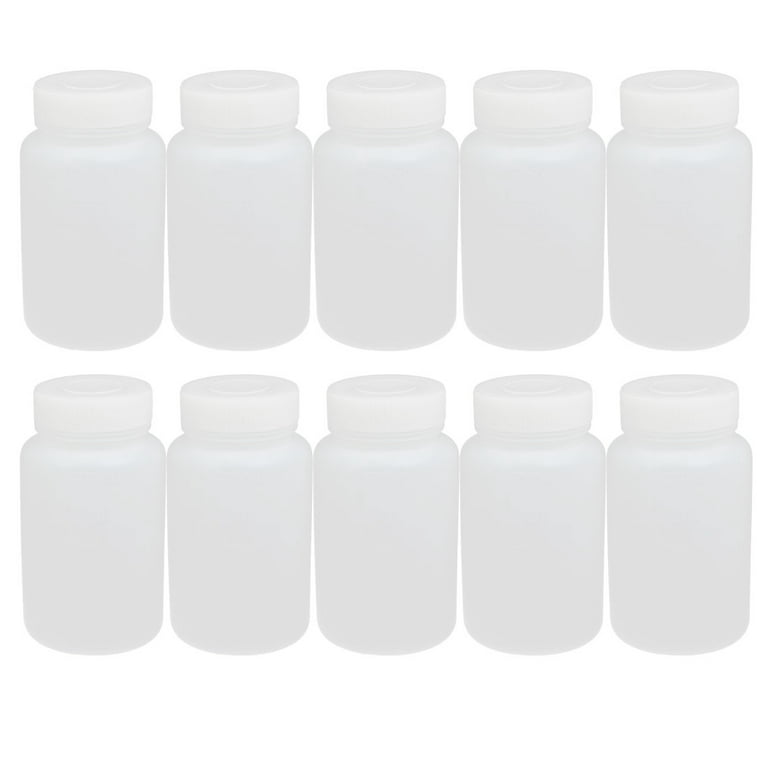 1Pc 100ml Plastic Wide Mouth Bottle & Container Storage Liquid