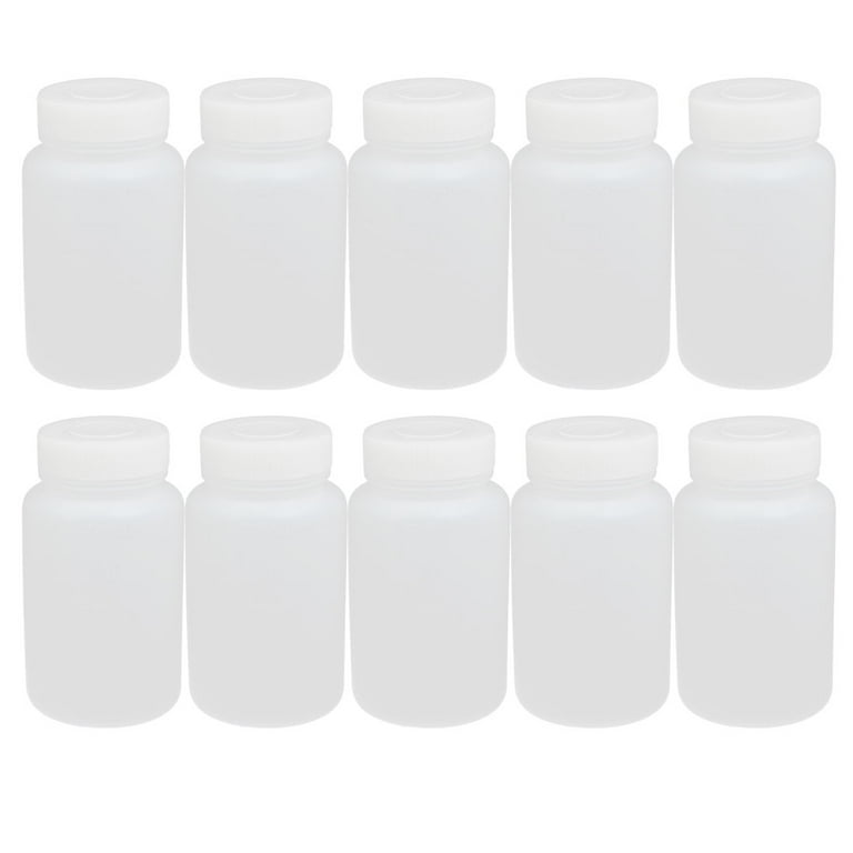 1Pc 100ml Plastic Wide Mouth Bottle & Container Storage Liquid