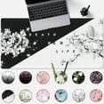 thumbnail image 2 of Cherry Blossom XXL Mouse Pad Large Anime Desk Mat Black White Gaming Mouse Pad Mat (31.5x15.7in), Smooth Surface Non-Slip Base Stitched Edges Large Mouse Pad Keyboard Mat for Desk Pc Gaming Mousepad, 2 of 6