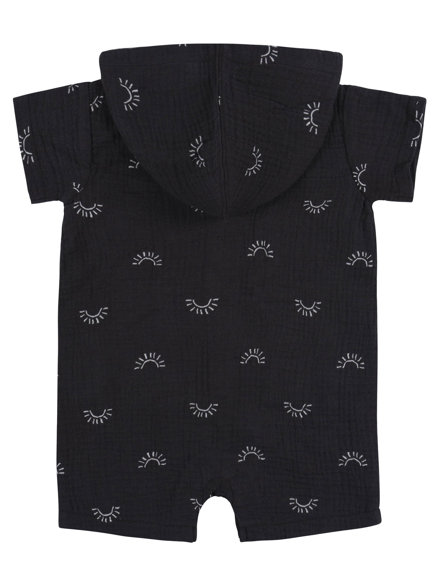 Gerber Baby Boy Short Sleeve Hooded Romper, Sizes Newborn - 24 Months