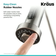Kraus Dual Function صنبور المطبخ في الفولاذ المقاوم للصدأ