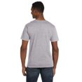 thumbnail image 3 of Gildan Softstyle V-Neck T-Shirt GR64, Adult Men's Short Sleeve V-Neck T-Shirt Modern fit Tee, Sport Grey S, 3 of 4