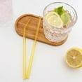 thumbnail image 6 of 20Pcs Coloful Reusable Glass Straws 8mm Drinking Straws For Smoothie Milkshake Tea Juice Cocktail Straws with 4Pcs Clean Brush, 6 of 10