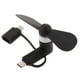 thumbnail image 2 of Mini Ventilador Portátil Flexible USB Para Power Bank PC Teléfono Móvil Negro Zulema Ventilador del USB, 2 of 7