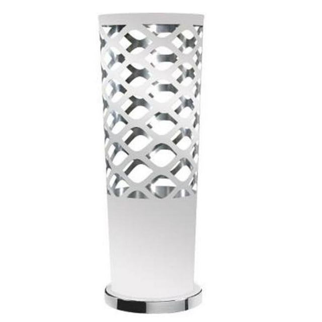 Radionic Hi Tech TL_CUT-T-691_RHT 6 Po Comtesse 1 Lumière Blanche sur Lampe de Table en Argent