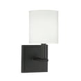 thumbnail image 2 of Waverly 1-Light Wall Sconce in Matte Black, 2 of 6